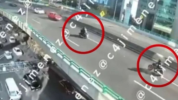 Robo de 1 millón de pesos desata persecución en CDMX en sentido contrario | VIDEO