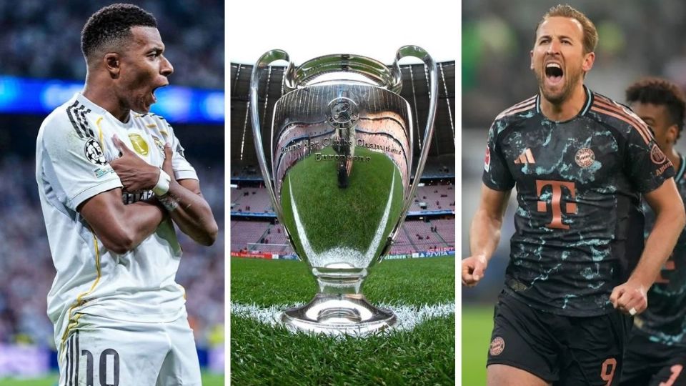 Kylian Mbappé vs. Harry Kane en la Champions League.