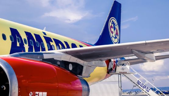 Casi no la contaban: avión del Club América sufre falla técnica tras la Leagues Cup