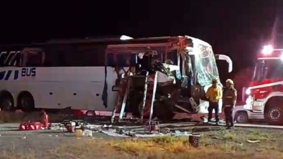 Grave accidente vial en la carretera Victoria – Zaragoza. Foto: Facebook/InfoTamaulipas