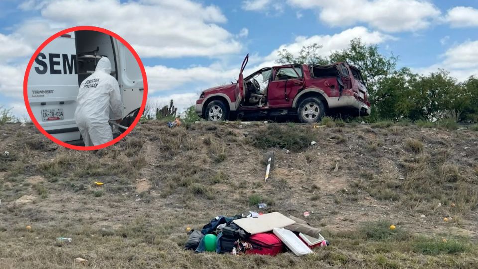 La familia regresaba a San Luis Potosí tras vacacionar en Montemorelos.
