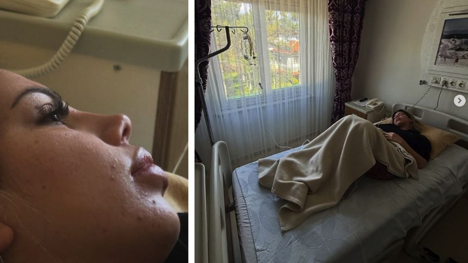 Lizbeth Rodríguez se puso delicada de salud lejos de México