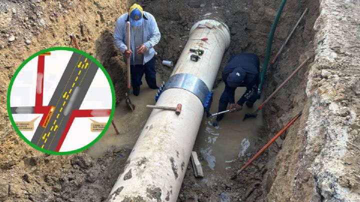 Comapa cerrará importante tramo de esta avenida en Nuevo Laredo por obras de drenaje a partir de este lunes