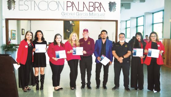 Inauguran muestra pictórica 'Azul' en Estación Palabra Gabriel García Márquez